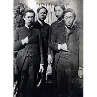 갑신정변의 주역. 왼쪽부터 박영효, 서광범, 서재필, 김옥균. /한국민족문화대백과사전