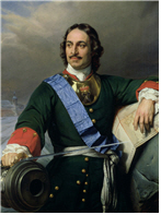 러시아 피터 대제 초상 (1672~1725)