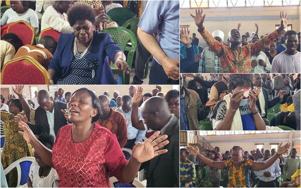 지난 7일부터 9일까지 2박3일간 사랑하는교회 선교팀이 아프리카 케냐 나이로비에서 진행한 현지 목회자 세미나 모습. /사랑하는교회 다음 카페