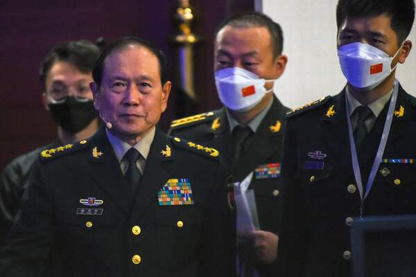 웨이펑허 중국 국방부장. /AFP=연합