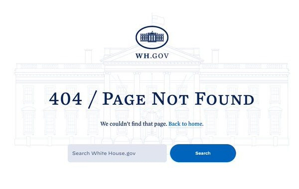 조 바이든 미국 대통령은 취임 첫날 백악관 웹사이트에서 트럼프 행정부가 애국 교육을 위해 설치한 ‘1776 위원회’ 페이지를 삭제했다. /백악관 홈페이지