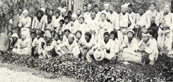 1920년 광주나병원 환자들의 모습