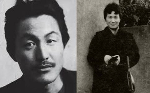 1938년 도쿄의 사립 미술학교(文化學院) 선후배로 만나 2년 후 연인으로 발전한 이중섭과 야마모토 마사코.