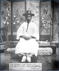 1901년 김창식 목사 목사 안수 기념 사진.