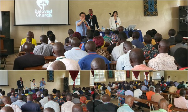 음발레 목회자세미나에서 진성원 목사가 말씀을 전하고 있다. /사랑하는교회 다음 카페