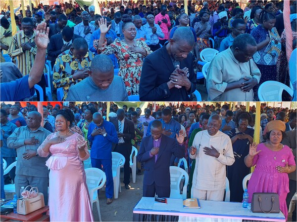 세미나 둘째 날 참석자들이 함께 간절히 기도하고 있다. /사랑하는교회 