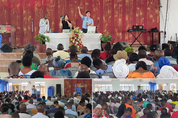 사랑하는교회 아프리카 선교팀이 지난달 28일부터 30일까지 케냐 몸바사에서 진행한 목회자세미나 현장. /사랑하는교회