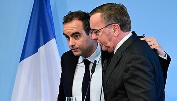세바스티앙 르코르뉘 프랑스 국방장관(좌)과 보리스 피스토리우스 독일 국방장관. /AFP =연합