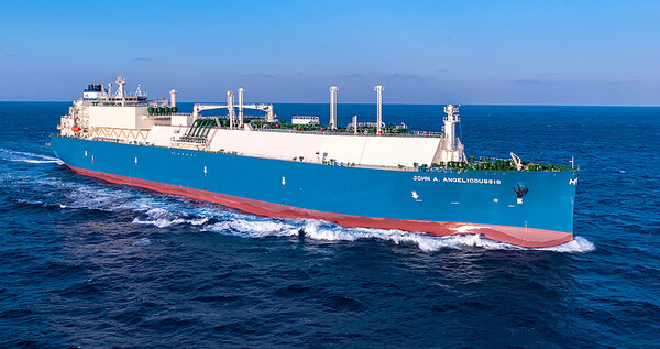 한화오션(舊 대우조선해양)이 카타르에너지의 액화천연가스(LNG) 개발 2차 프로젝트에서 2조 원대의 LNG 선박 수주에 성공했다. 한화오션(舊 대우조선해양)이 건조한 LNG운반선. /대우조선해양