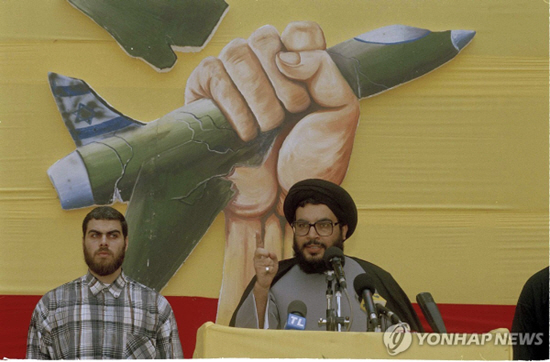 대규모 공습과 사령관 도륙에 압박을 받는 헤즈볼라의 수장 하산 나스랄라. /AP=연합