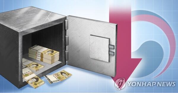 올해 국세수입이 당초 정부 목표치보다 30조원가량 부족한 337조7000억원에 그칠 것으로 추산됐다. /연합