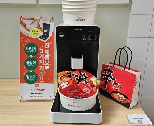 한강 라면 덕분에  라면 조리기 수출 대박
