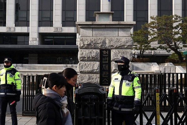 25일 헌법재판소의 모습. 헌재는 27일 변론준비기일을 하루 앞두고 오는 26일 재판관 회의를 열 예정이다. /연합