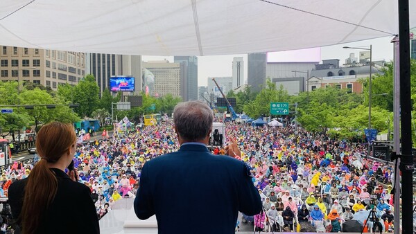 지난 5월 10일 광화문 국민대회 모습. /대국본