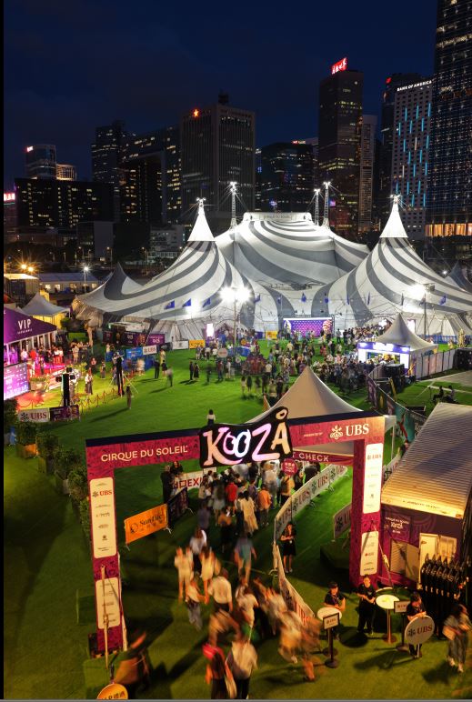 부산에 설치된 빅탑. /마스트인터내셔널