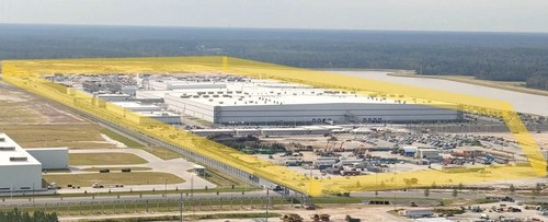 미국 조지아 주의 현대자동차그룹-LG에너지솔루션 배터리 공장 건설 현장. /연합