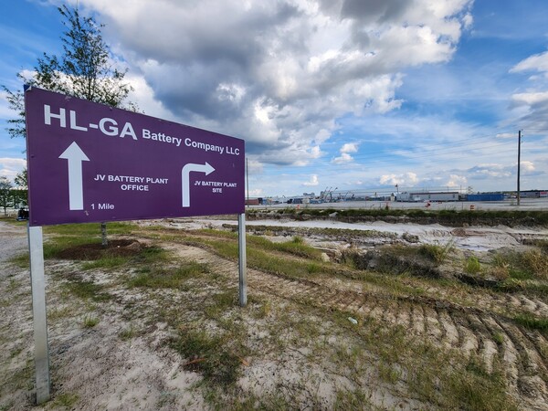 11일(현지시간) 미국 조지아주 브라이언 카운티 엘러벨에 위치한 현대차-LG엔솔 배터리공장 건설 현장. 지난 4일 국토안보부의 불법체류자 단속 후 건설이 전면 중단된 채 텅 비어 있다. /연합