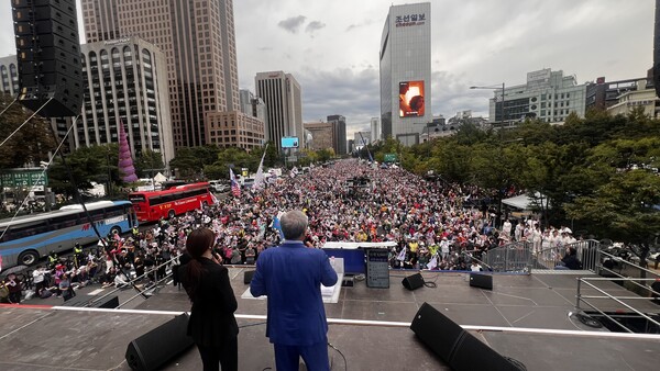 지난해 10·3 광화문 국민대회 모습. /자유일보DB