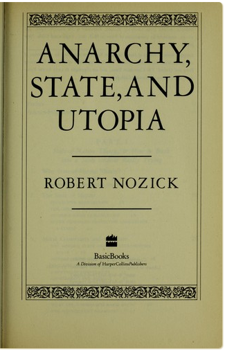 '무정부, 국가, 그리고 유토피아' 미국 출간본.